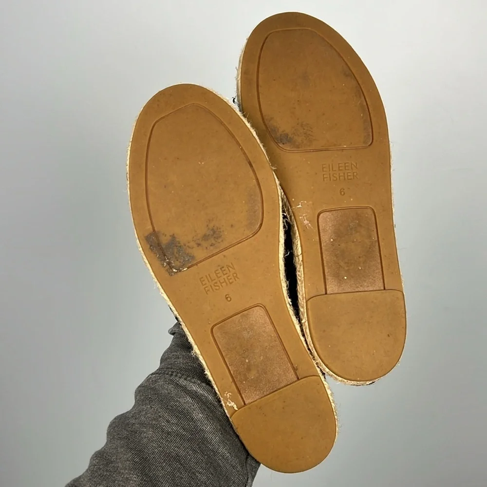 Black Women's Espadrille Slip-On Shoes